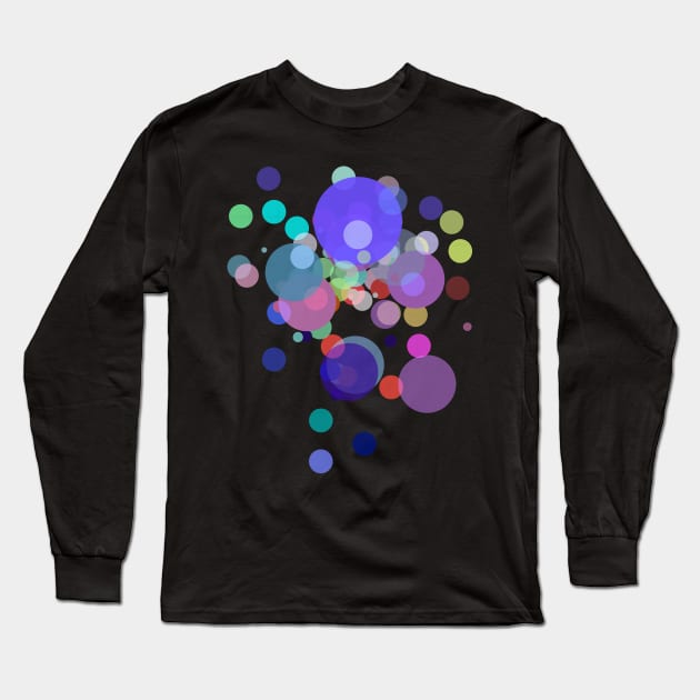 Interstellar planet bubbles Long Sleeve T-Shirt by Nikokosmos